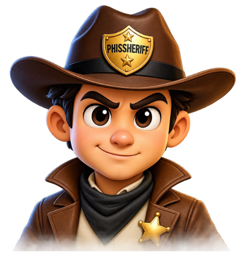 PhishSheriff mascot